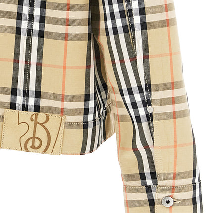Burberry Beige Cotton Full-Length Jacket