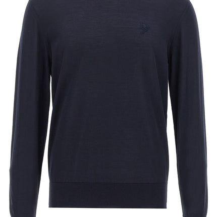 Dolce & Gabbana Blue Silk Cardigan