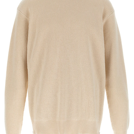Jil Sander Beige Cotton Cardigan
