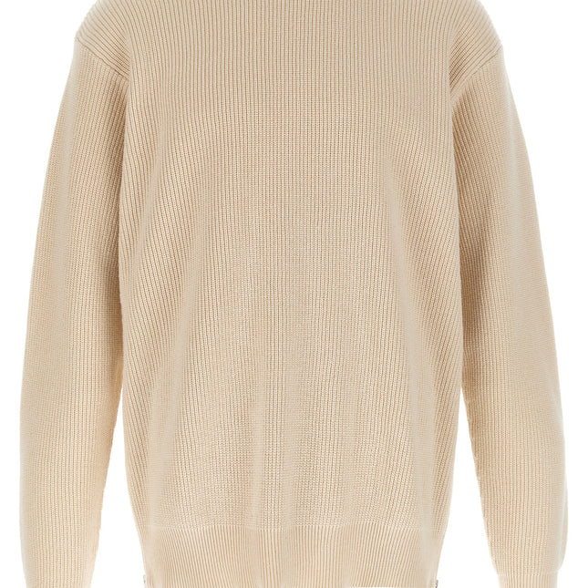 Jil Sander Beige Cotton Cardigan