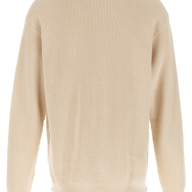 Jil Sander Beige Cotton Cardigan