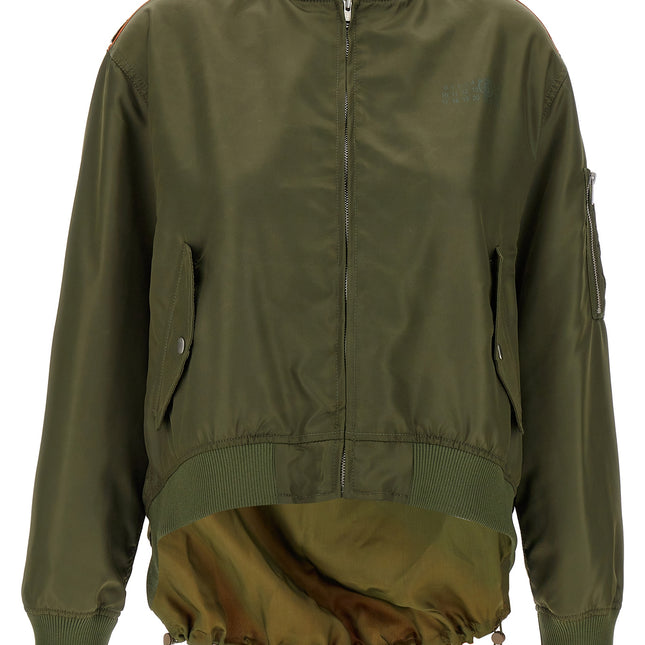 MM6 Maison Margiela Bicolor Polyamide Bomber