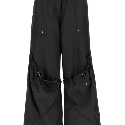 The Attico Black Polyester Casual Pants