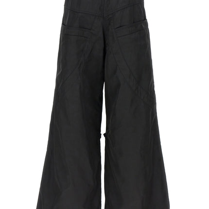 The Attico Black Polyester Casual Pants