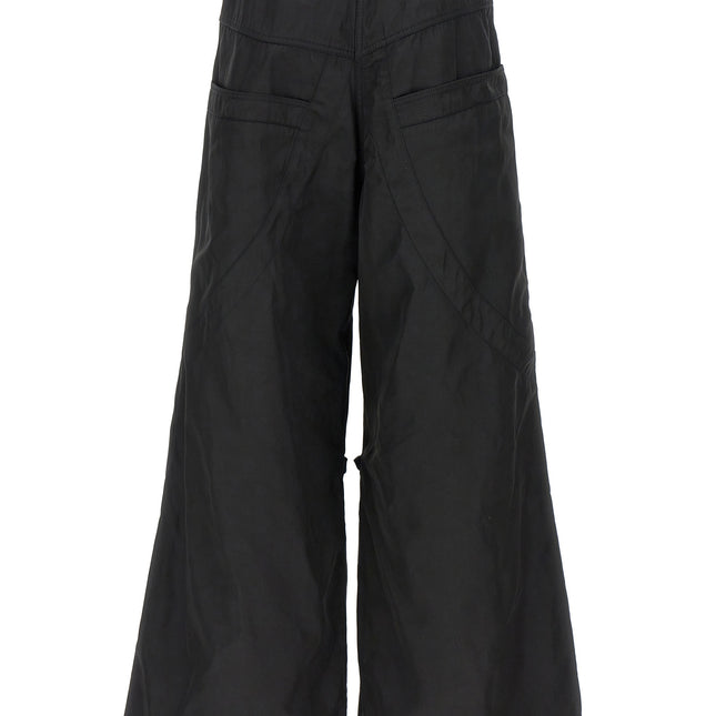 The Attico Black Polyester Casual Pants
