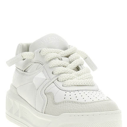 Valentino Garavani White Calfskin Chunky Sneakers
