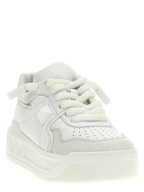 Valentino Garavani White Calfskin Chunky Sneakers