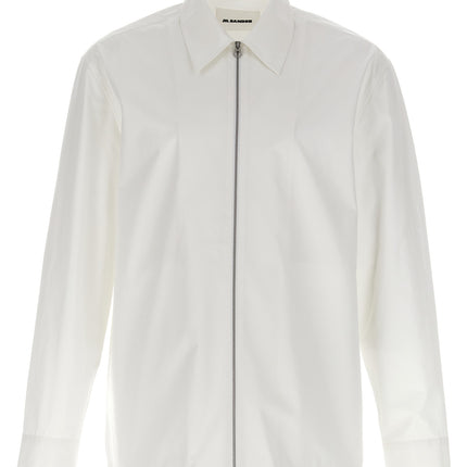 Jil Sander White Cotton Blouse