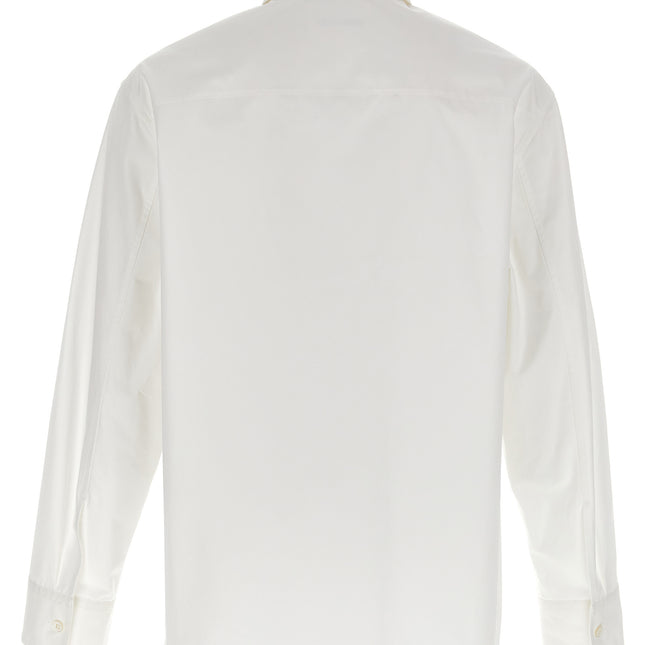 Jil Sander White Cotton Blouse