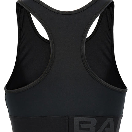 Balenciaga Black Polyester Sport Bra