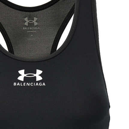 Balenciaga Black Polyester Sport Bra