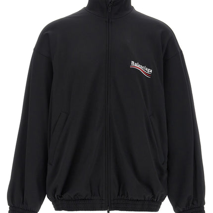 Balenciaga Black Polyamide Sweatshirt