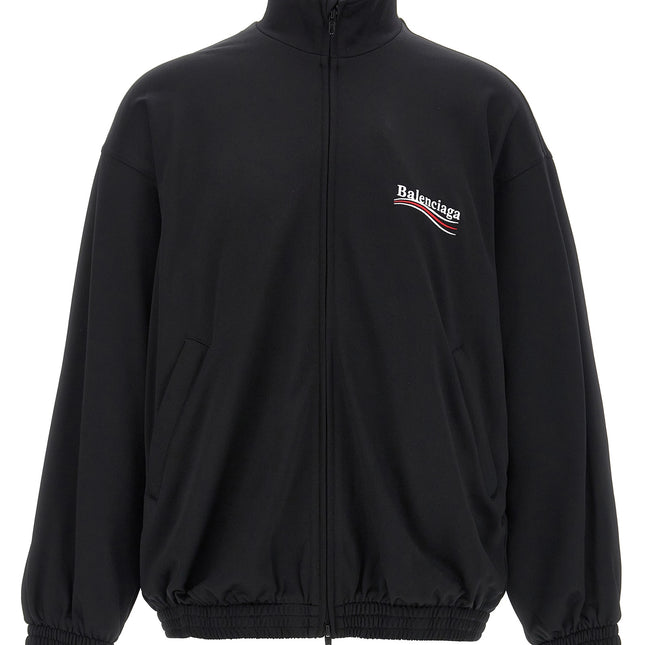 Balenciaga Black Polyamide Sweatshirt