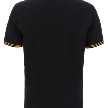 Versace Black Cotton Polo Shirt