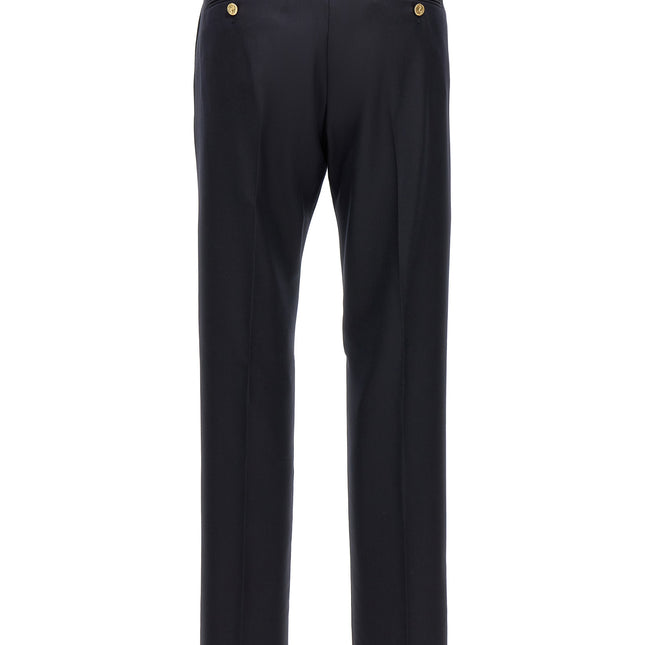 Thom Browne Blue Wool Casual Pants