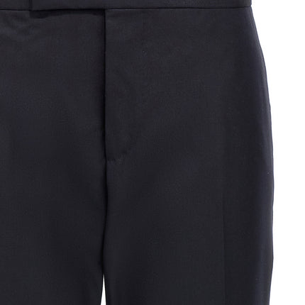 Thom Browne Blue Wool Casual Pants