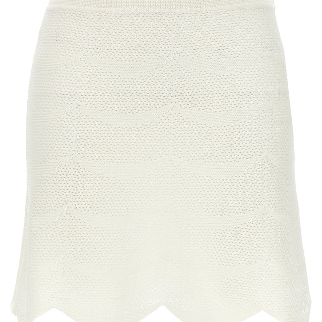 Tom Ford White Cotton Long Skirt