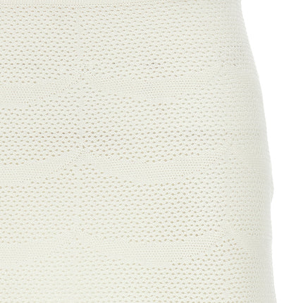 Tom Ford White Cotton Long Skirt
