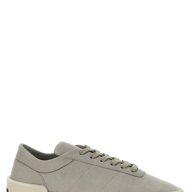 Fear Of God Gray Leather Athletic Sneakers