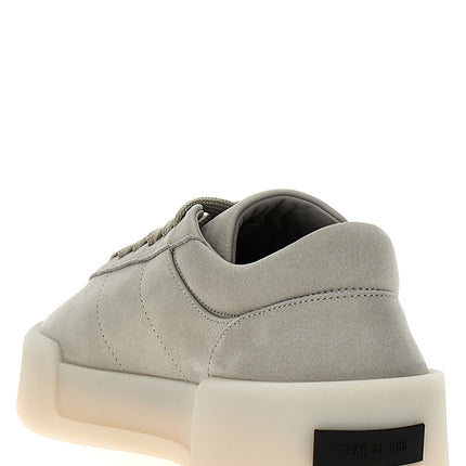 Fear Of God Gray Leather Athletic Sneakers
