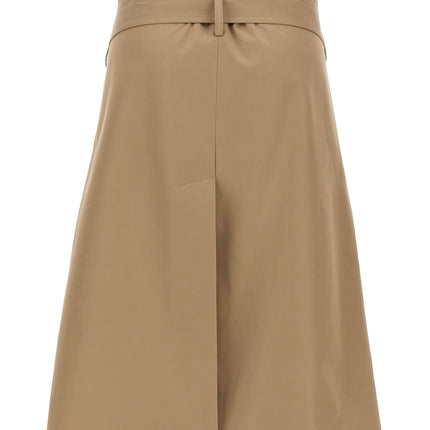 Vetements Beige Cotton Midi Skirt