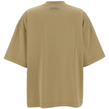 Vetements Beige Cotton T-Shirt