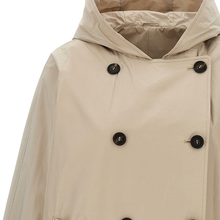 Brunello Cucinelli Beige Polyester Full-Length Jacket
