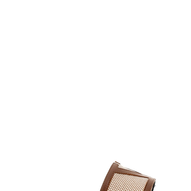 Valentino Garavani Brown Cotton Slides