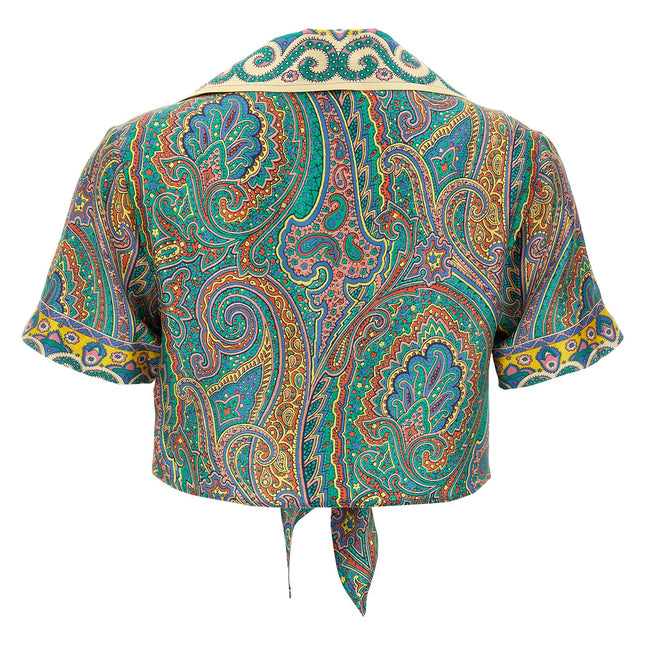Etro Multicolor Silk Pattern Shirt
