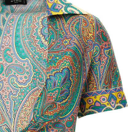 Etro Multicolor Silk Pattern Shirt