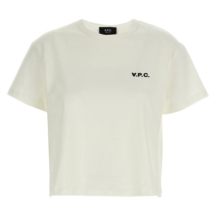 A.P.C. White Cotton T-Shirt