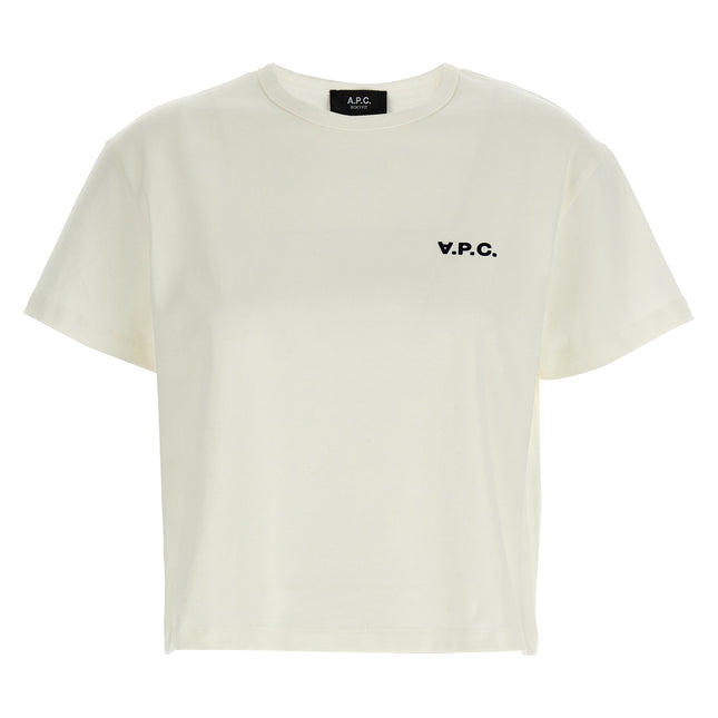 A.P.C. White Cotton T-Shirt