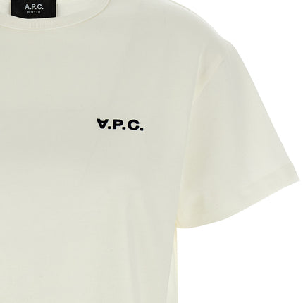 A.P.C. White Cotton T-Shirt