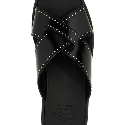 Church's Black Calf Leather Bos Taurus Slides