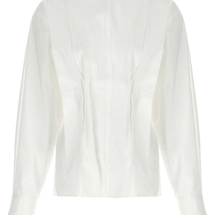 Khaite White Cotton Blouse