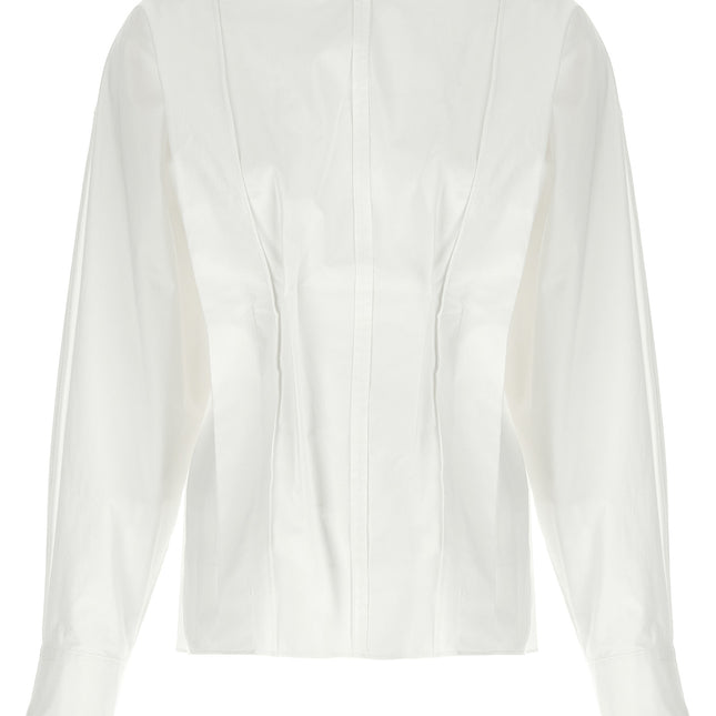 Khaite White Cotton Blouse