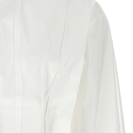 Khaite White Cotton Blouse