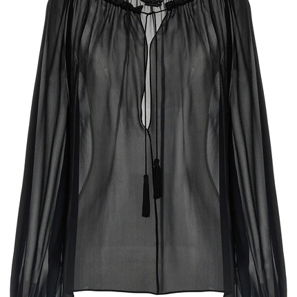 Tom Ford Black Silk Blouse