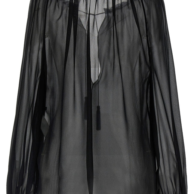 Tom Ford Black Silk Blouse