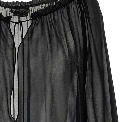 Tom Ford Black Silk Blouse