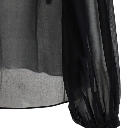 Tom Ford Black Silk Blouse