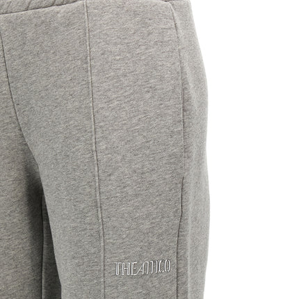 The Attico Gray Cotton Joggers (Workout Pants)