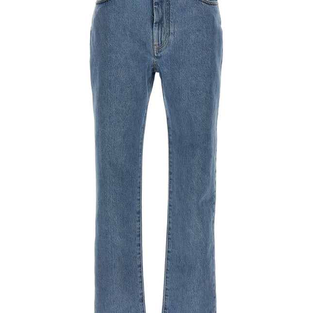 Loulou De Saison Blue Organic Cotton Straight-Leg Jeans