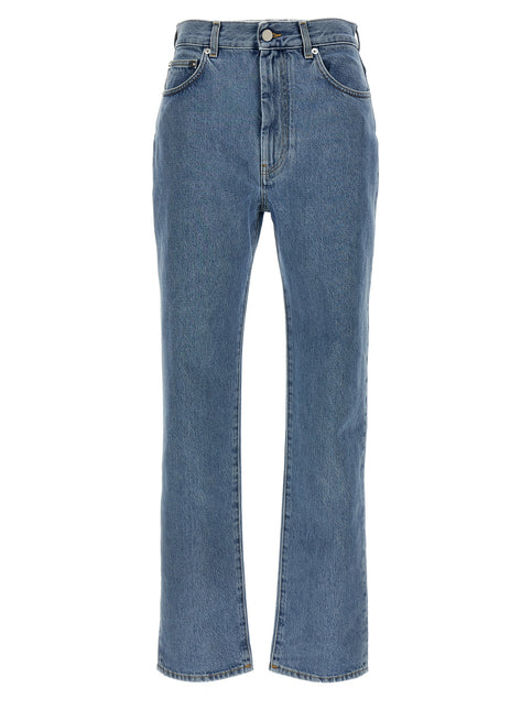 Loulou De Saison Blue Organic Cotton Straight-Leg Jeans