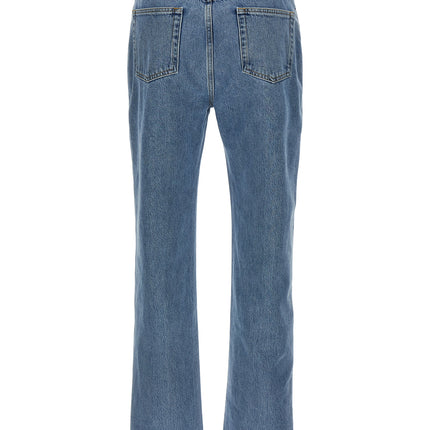 Loulou De Saison Blue Organic Cotton Straight-Leg Jeans