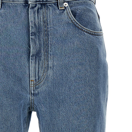 Loulou De Saison Blue Organic Cotton Straight-Leg Jeans
