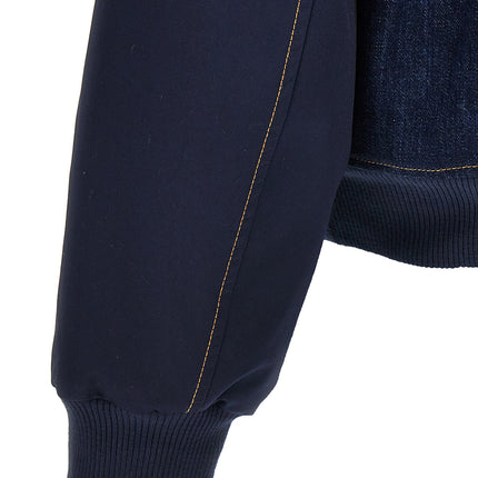 WALES BONNER Blue Cotton Denim Jacket