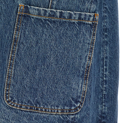 Coperni Blue Cotton Sleeveless Jacket