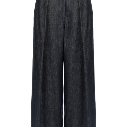Brunello Cucinelli Blue Cotton Casual Pants