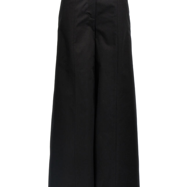 THELATEST Black Cotton Casual Pants